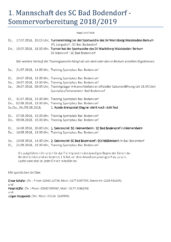 Sommervorbereitungsplan 1 Mannschaft Des Sc Bad Bodendorf 160718