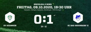 Teaser Oedingen Scb2 091020 Ergebnis