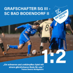 Grafschafter Sgiii Scb Ii Ergebnis 191121