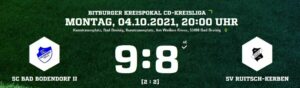 Teaser Scbii Ruitsch Kerben 041021 Kreispokal Ergebnis