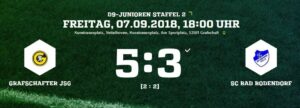 Screenshot Grafschafter Jsg D Junioren 070918