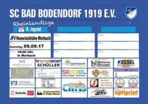Spielankündigung A Jugend 090917