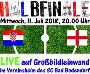 Halbfinalspiel Kroatien England 110618